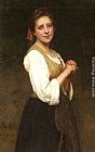 Eugenie Marie Salanson A Young Shepherdess painting